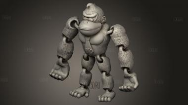 Донки Конг 3d stl модель для ЧПУ