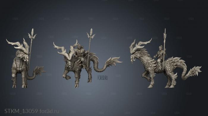 Dragon Empire Kirin Riders 3d stl модель для ЧПУ