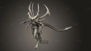 Исключение из Diablo Demon 3d stl модель для ЧПУ