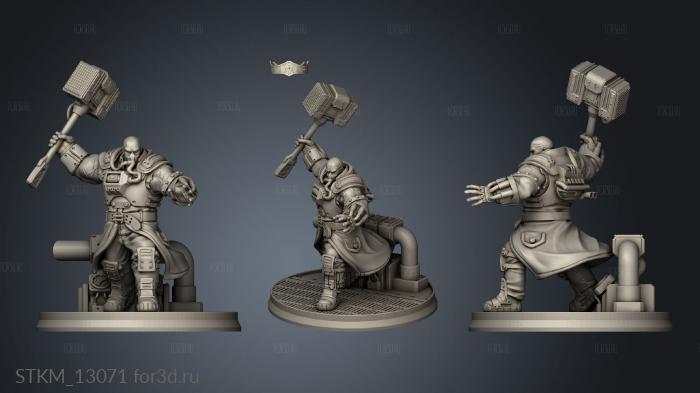 Dima Enhanced Diesel Soldier Dieselpunk stl model for CNC