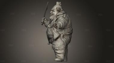 Диорама клоун-насильник 3d stl модель для ЧПУ