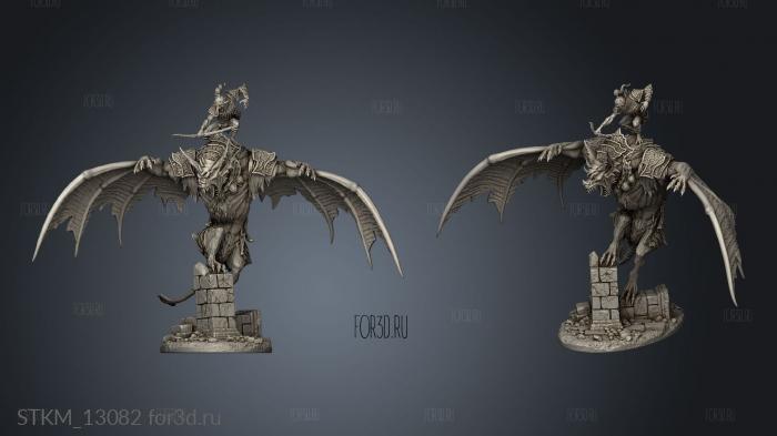 Dire Bat Rider 3d stl модель для ЧПУ