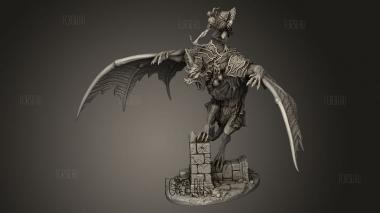 Ужасный Летучий Всадник 3d stl модель для ЧПУ
