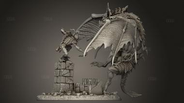Тяжелые Всадники Бат 3d stl модель для ЧПУ
