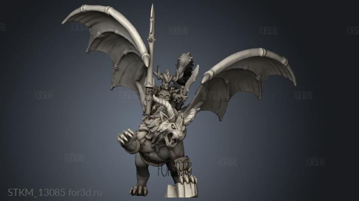 dire elf manticore lord stl model for CNC