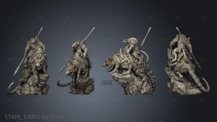 Dire Rat Riders 3d stl модель для ЧПУ