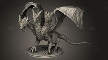 Дракон 3d stl модель для ЧПУ