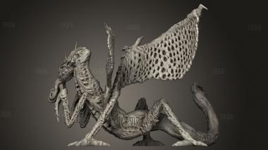 ЭПИЧЕСКИЙ Жуткий Дракон 3d stl модель для ЧПУ