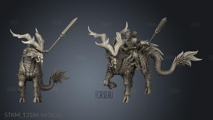 Dragon Empire Kirin Riders 3d stl модель для ЧПУ