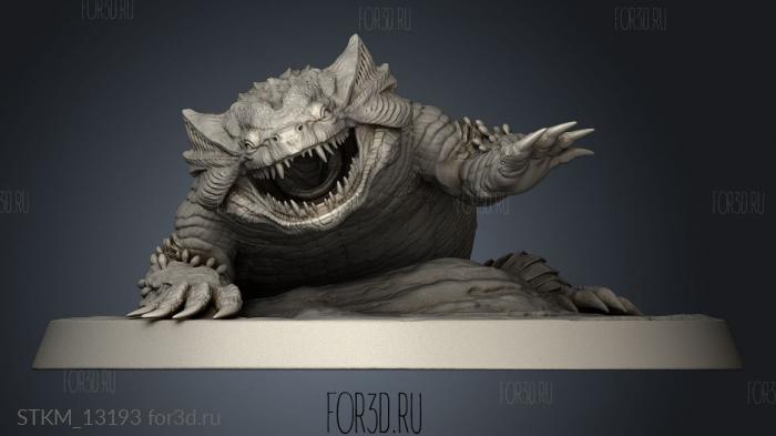 Elder Terrasaur angry back 3d stl модель для ЧПУ