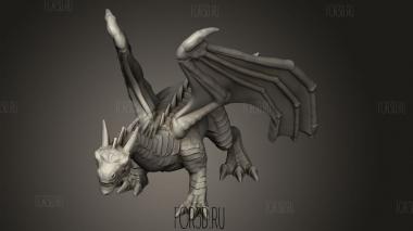 Дракон от Отважных Героев 3d stl модель для ЧПУ