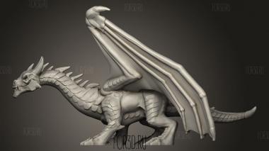 Дракон от Отважных Героев 3d stl модель для ЧПУ
