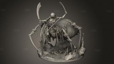 Фем-воин 3d stl модель для ЧПУ