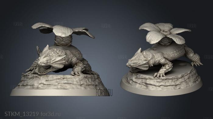 Elder Terrasaur angry back stl model for CNC