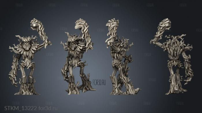 Drunken Dark Forest DF Tree ent rock 3d stl модель для ЧПУ