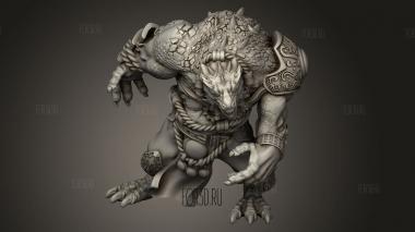 Драконорожденные Большая Ящерица Greater 3d stl модель для ЧПУ