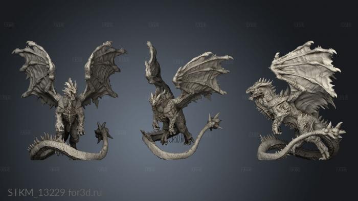 Dragons The Red Moon Baastherox 3d stl модель для ЧПУ