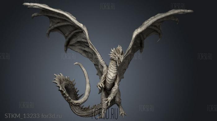 Dragons The Red Moon raxxa stl model for CNC