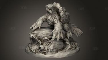 Драконья черепаха ТОЛЬКО ДЛЯ драконьей черепахи 3d stl модель для ЧПУ