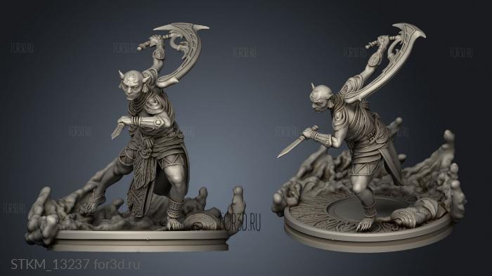 Empire the Sands Daughters Sekhmet stl model for CNC