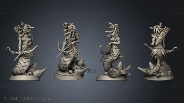 Drunken Gorgon 3d stl модель для ЧПУ