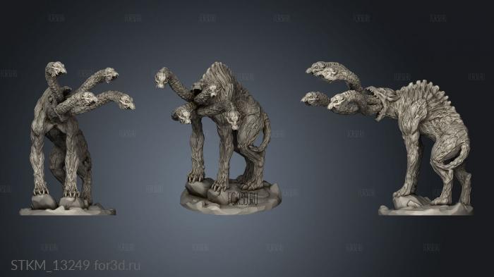 Dread Wolf Eldritch stl model for CNC