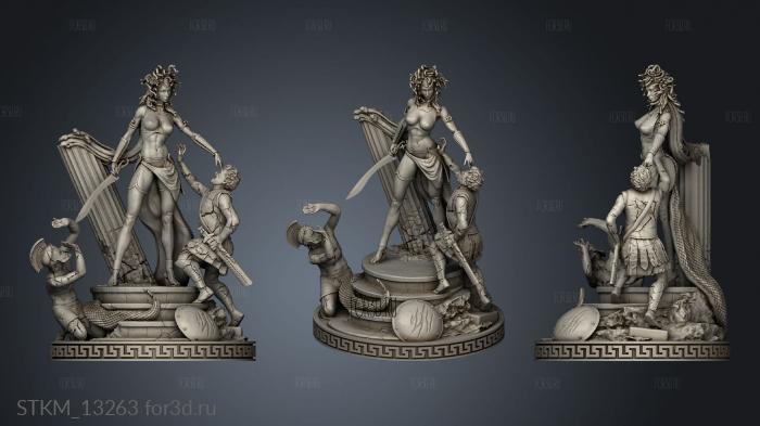 Escultor Medusa Medusa 3d stl модель для ЧПУ