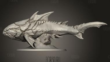 Данкл Саурус 3d stl модель для ЧПУ