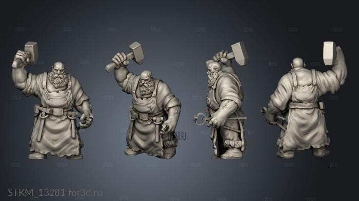 Frostiron Clan Nickeys Hatchery Blacksmith 3d stl модель для ЧПУ