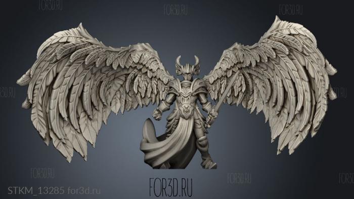 Angel Justicar stl model for CNC