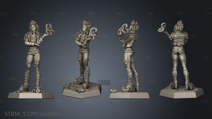 Neon Warrior Dale Jones 3d stl модель для ЧПУ