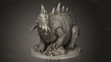 Старший Бог Бокруг Бокурог 3d stl модель для ЧПУ