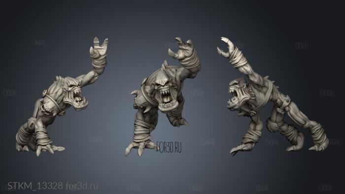 Eternals Ghoul stl model for CNC