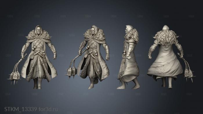 Fey Woods Half Witch Hunter Mace 3d stl модель для ЧПУ