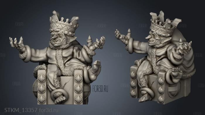 Goblin King 3d stl модель для ЧПУ