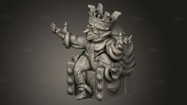 Король Гоблинов 3d stl модель для ЧПУ