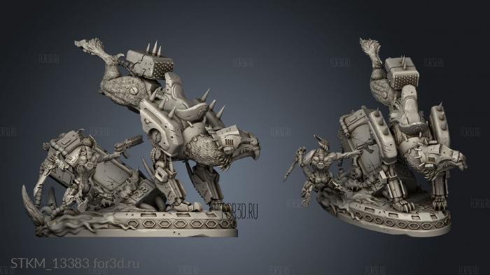 emonstar The Reckoning ari Druraka Rider Demonstar 3d stl модель для ЧПУ