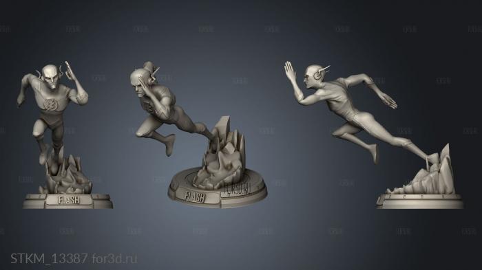 Flash stylized 3d stl модель для ЧПУ