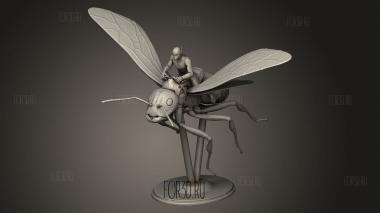 Маленький Человек-Муравей 3d stl модель для ЧПУ