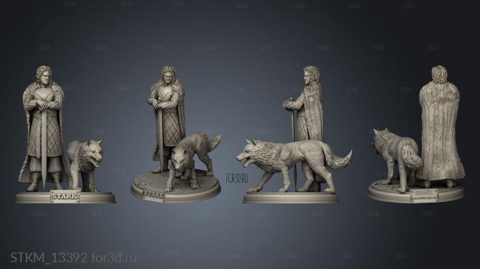 GOT House STARK 3d stl модель для ЧПУ