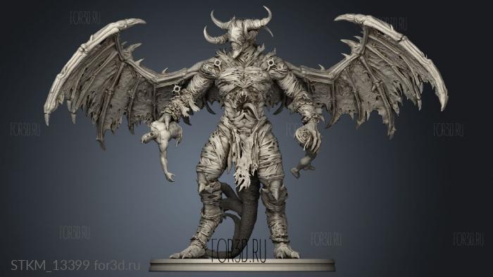 Flesh Fiend stl model for CNC