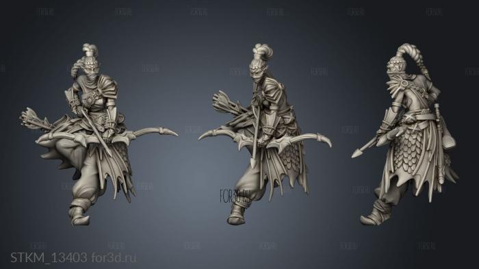 Fantasy Abyss Guard female AE stl model for CNC