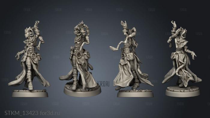 Epic Adventure Infernal Heroes sorceress basic 3d stl модель для ЧПУ