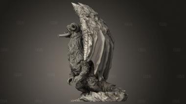 ЭПИЧЕСКИЙ Арктический Дракон 3d stl модель для ЧПУ