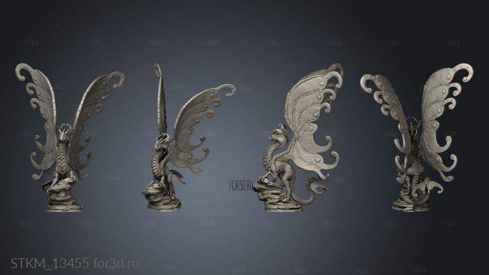 Fey Woods Faerie Dragon Queen Huge 3d stl модель для ЧПУ