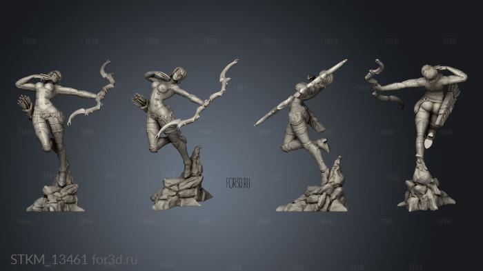 Fantasy Warrior 3d stl модель для ЧПУ