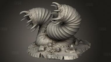 Гигантские черви 3d stl модель для ЧПУ