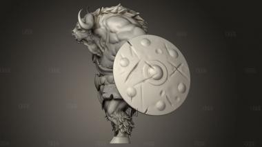 Неистовый монстр Лонгхорн Минотавр 3d stl модель для ЧПУ
