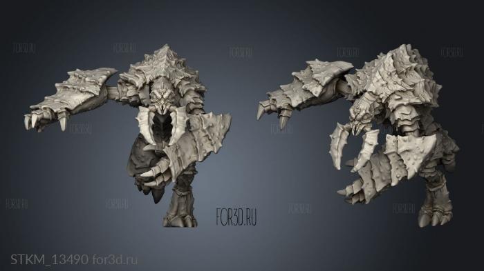 Monster Rampage Umber Hulk Running stl model for CNC