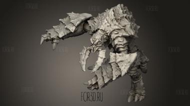 Чудовищное Неистовство Амбер Халк Бежит 3d stl модель для ЧПУ
